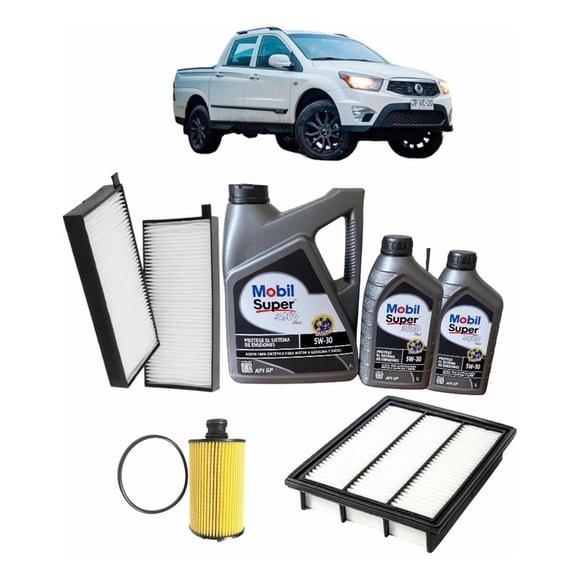 Kit Cambio Aceite + Filtros Ssangyong Actyon Sports 2.0 2.2