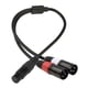 thumbnail image 3 of Cable De Audio XLR De 5 Pines Macho A Doble Hembra De 3 Pines, Cable De Audio Para Cámara De 2 Canales, Cable De Enchufe XLR, 3 of 5
