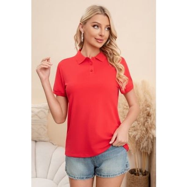 Polera Piqué Mujer Algodón Primavera Verano Elasticada Colores 0069