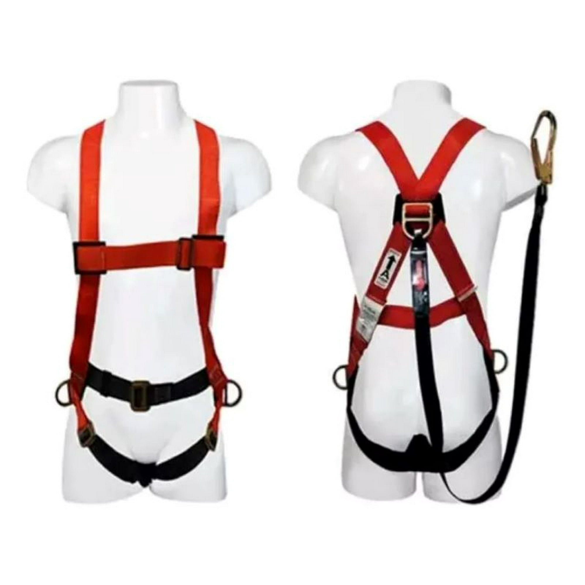 Metalfer - Arnes De Seguridad 3 Argollas Estandar Ajustable Talla L