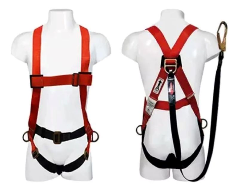 Metalfer - Arnes De Seguridad 3 Argollas Estandar Ajustable Talla L