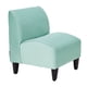 thumbnail image 1 of Poltrona Soft Felpa Verde Agua, 1 of 6