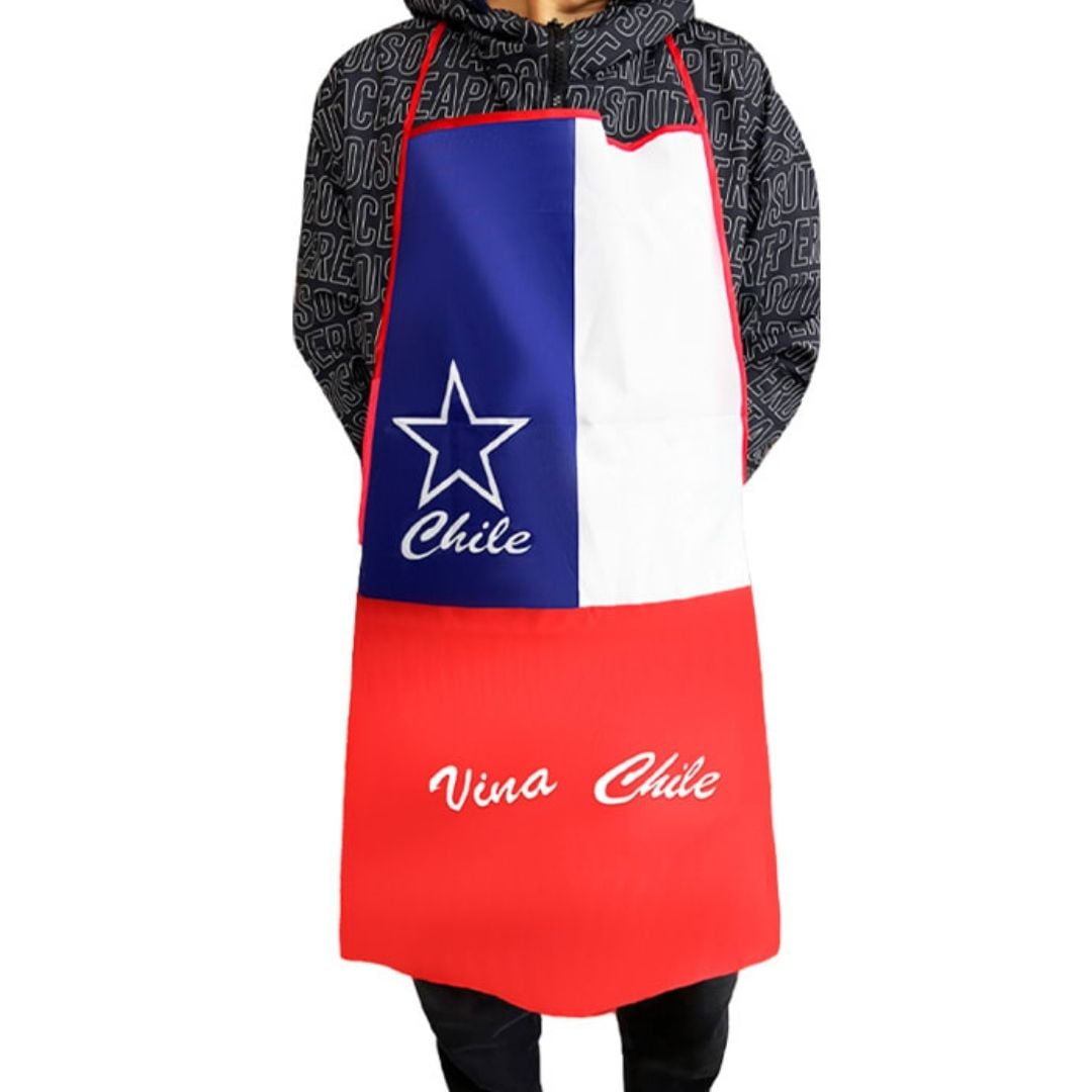 Line - Delantal Cocina Bandera Chile Fechas Patrias