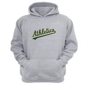 Genérico - Polerón Canguro Athletics Gris Claro Talla Xl Unisex