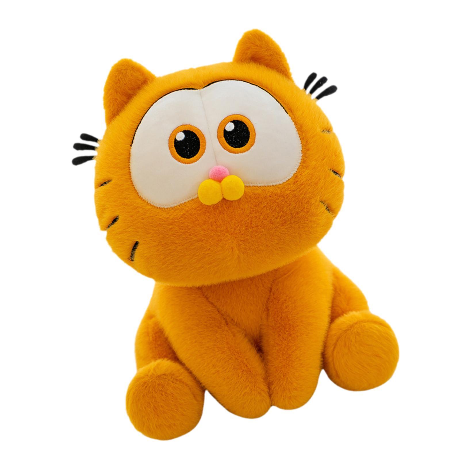 Magideal - Gato De Juguete De Peluche, Adorno Bonito, Animales Cómodos, Felpa Para Habitación De Niños, Coche Y Hogar 25Cm