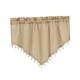 thumbnail image 3 of Cenefa Triangular Para Tratamiento De Ventanas, Cortina Para Cocina, Cafetería, Sótano, Color Beige, 3 of 5