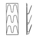 thumbnail image 4 of Organizador De Tapas De Ollas, 2 Piezas, Montado En Pared/puerta, Para Pared, Tapa De Cacerola, Puerta De Armario, 4 of 5