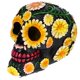 thumbnail image 2 of Decoración Treasure Cove, calavera de azúcar, resina, color negro, Día de Muertos, 2 of 2