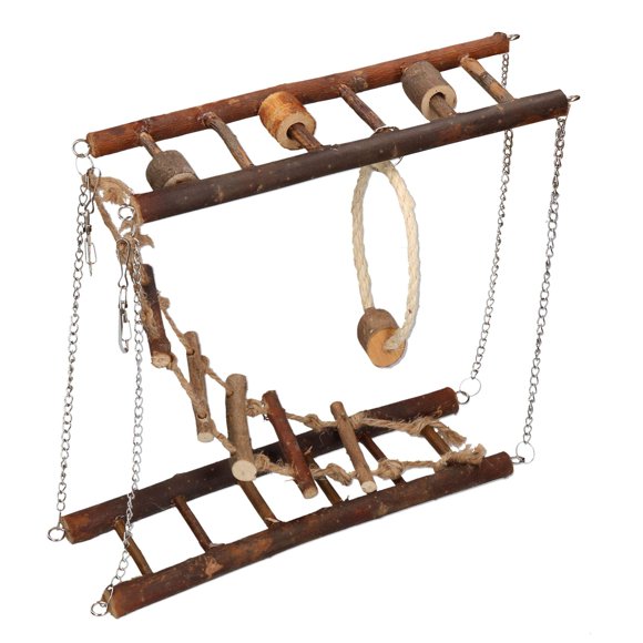 Puente colgante de juguete para hámsteres y animales pequeños - Rosewood