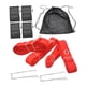 thumbnail image 1 of Kit De Líneas Delimitadoras Para Cancha De Voleibol De Playa, Versátil, De 52,5 Y 26,2 Pies, Línea Roja, 1 of 5
