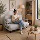thumbnail image 2 of Sofa Cama Extendible 2 plazas Gris Light Linen, 2 of 2