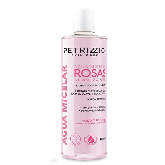 Agua Micelar con agua de rosas 400 ml, 400 ml