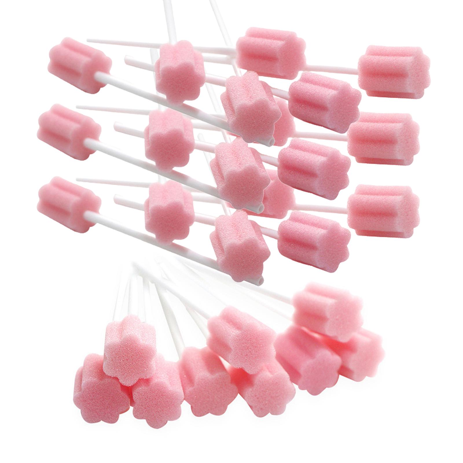 Ioensy - 100 Hisopos De Cuidado Bucal Portátiles Para Limpieza Bucal, Revestimiento De Lenguas, Aliento Fresco