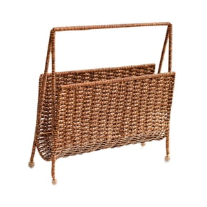 Bothyi - Estantería De Pie Con Forma De Cesta Para Libros Y Revistas, Con Aspecto De Ratán, Para La Decoración Del Hogar De La Habitación De Un Bebé.