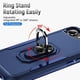 thumbnail image 5 of Para Apple iPhone 17e / iPhone 16e Funda con Soporte de Anillo Metálico de Rotación de 360° [Soporte Magnético para Auto] a Prueba de Golpes Resistente Protección de Cuerpo Completo de Alta, 5 of 8