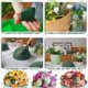 thumbnail image 3 of Media bola de espuma floral GCVOPTON de 7,5 x 9,4 cm para arreglos florales, 3 of 7