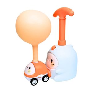 Soleio - Bombín Lanzador De Autos Inflador De Globos Cute Naranja