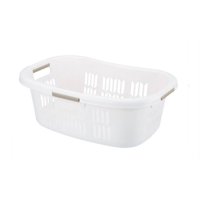 Reyplast - Cesto Canasto De Ropa Anatomico 40L Antes/Después Del Lavado