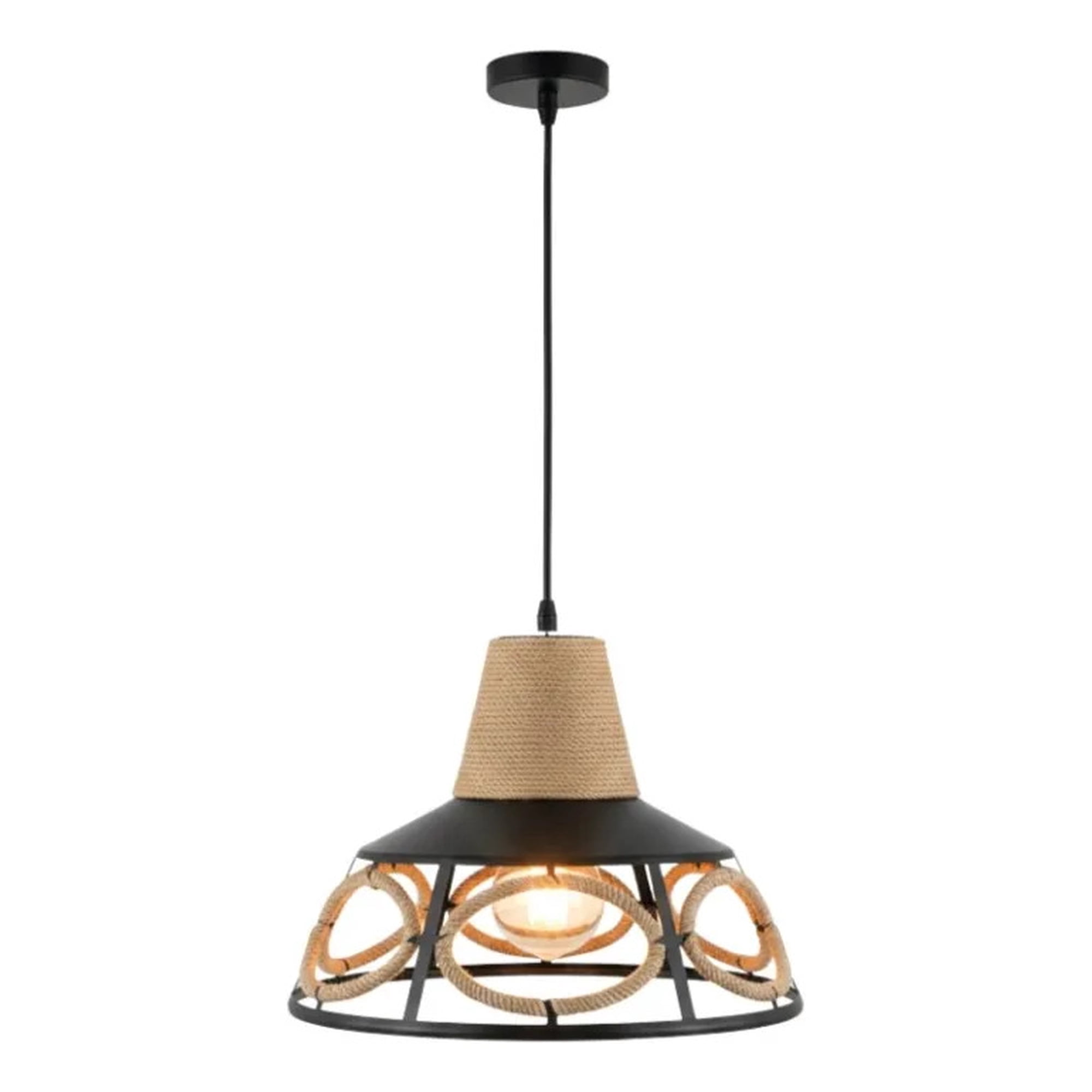 Genérico - Lámpara Colgante Techo Diseño Industrial Estilo Vintage Jhn