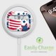 thumbnail image 5 of Estuche QQKVFNG para AirPod Pro 3 (3ª generación, modelo 2025) con bandera del 4 de julio, 5 of 6
