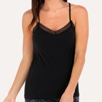 Top Encaje Espalda Flores Mujer 32806-2