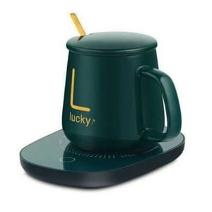 Mundo Eve - Taza De Café Con Calentador Eléctrico Verde