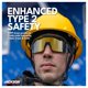thumbnail image 3 of Jackson Safety/SureWerx - 22521 - Casco de Seguridad Tipo II, con Borde Completo y Correa de Mentón, Ventilado, 3 of 9