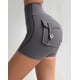 thumbnail image 2 of Short Deportivo Mujer Pretina Alta Bolsillos Traseros, 2 of 2