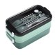 thumbnail image 4 of Solución Para Cajas De Almuerzo Bento Box Con Lazo De Sopa Con Utensilios De Almacenamiento De Alimentos Verde, 4 of 5