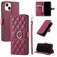 thumbnail image 1 of Funda Acolchada con Anilla y Correa para iPhone 14 Slots para Tarjetas Rojo, 1 of 5