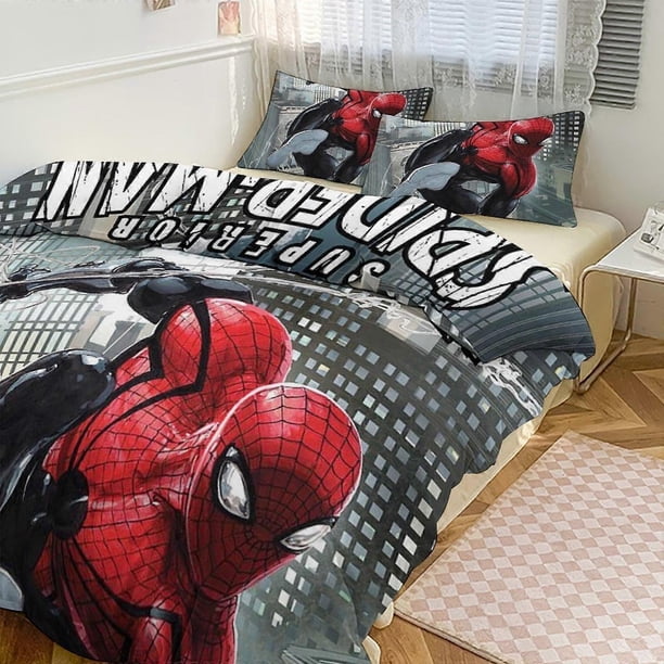 Spidean Bedding Se for Kids Men Women Full Size3s Comforter Cover And Pillowcases-