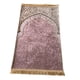 thumbnail image 2 of Oración Alfombra Decoración Poliéster Exquisito Antideslizante Para Eid Travel Meditation Pink, 2 of 5