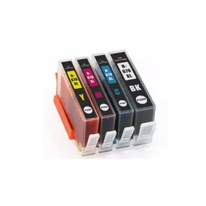 Genérico - Pack 4 Tintas Compatibles 670Xl B/C/M/Y 3525 4615 4625 5525