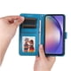 thumbnail image 4 of Funda tipo cartera FOXDOCK para Samsung Galaxy A55 , diseño girasol en relieve, cuero PU, cierre magnético, soporte y tarjetero, 4 of 5