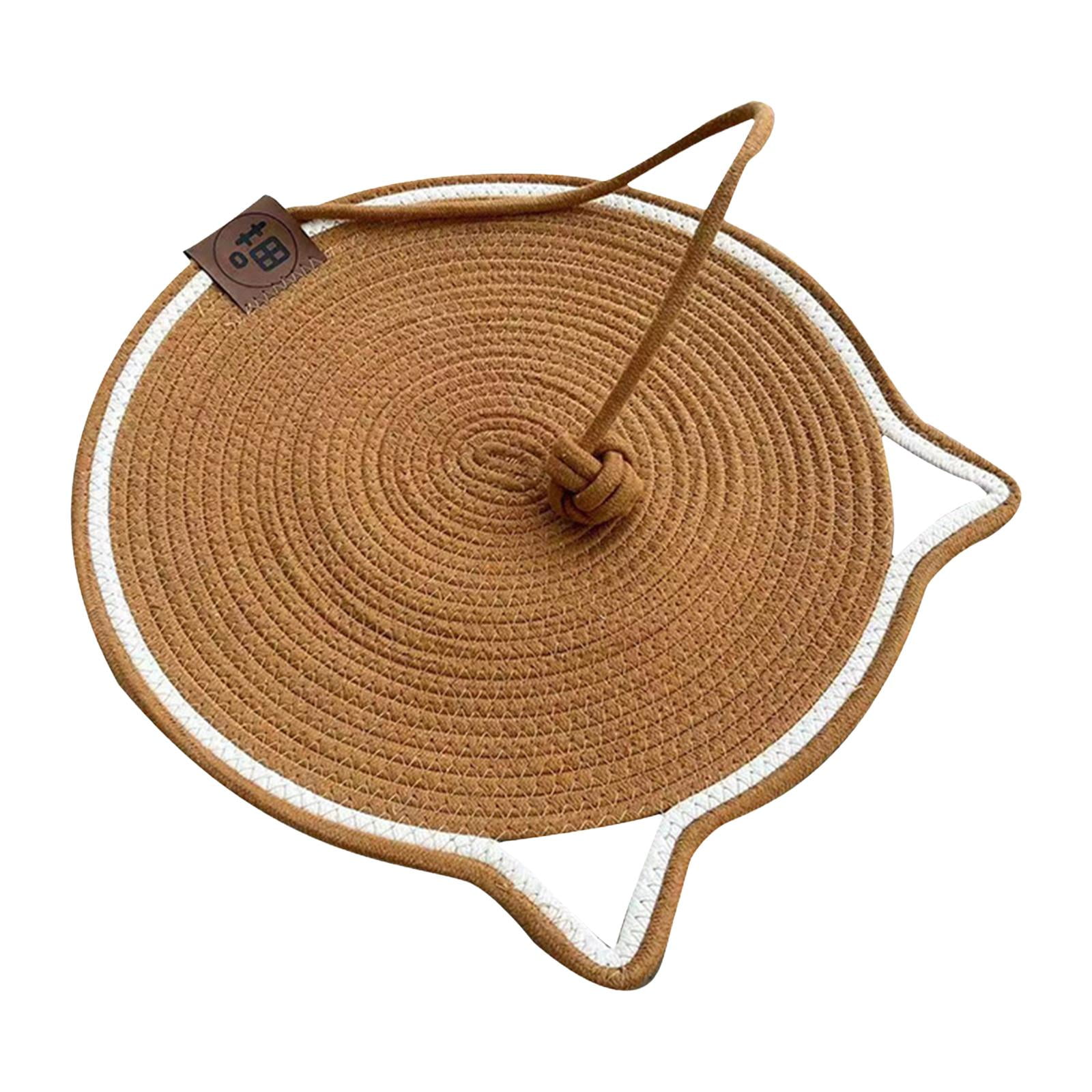 Tablero Rascador Para Gatos, Rascador Portátil Para Gatos, Accesorios Para Mascotas, Gatito, Marrón Oscuro