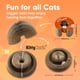 thumbnail image 4 of Juguete magnético interactivo y rascador de cartón reversible para gatos Kitty Kurlz, 4 of 8