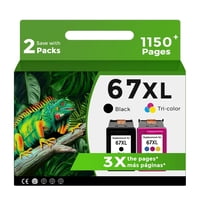 Cartuchos De Tinta Relcolor 67Xl De Repuesto Para Hp 67 Xl