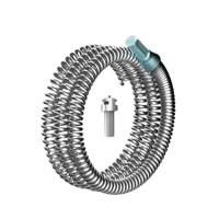 Magideal - Cable Desatascador De Drenaje Herramienta De Plomería Serpiente Para Desagües Limpiador De Cañerías Sonda Rotativa Con Conector Para Taladro Eléctrico Longitud 3M