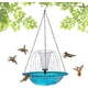 thumbnail image 1 of Baño pájaros solar colgante doble capa atrae colibríes exterior jardín, 1 of 8