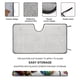 thumbnail image 2 of Hop Parasol para Parabrisas Delantero Protector Plegable, Visera Solar para Auto Bloquea Rayos UV Mantiene tu Vehículo Fresco 130cm*70cm, 2 of 6