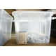 thumbnail image 3 of Pack 2 Cajas Organizadoras 28lts Wenco Plastico 42x32x31cm Transparente Transparente, 3 of 3