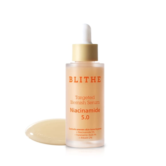 Serum BLITHE Niacinamida 5% + Ácido Tranexámico 3% para manchas oscuras