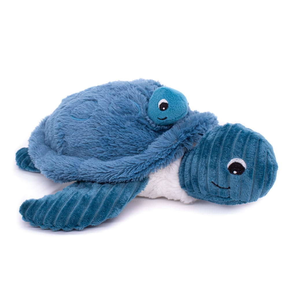Les Ptipotos - Peluche Tortuga Sauvenou Mamá Y Bebé - Azul
