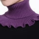 thumbnail image 1 of Stylish Hand Knitted Turtleneck Dickey Collar for Women - Detachable and High Collar Design, 1 of 5