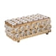 thumbnail image 3 of Caja de joyería organizadora de baratijas, caja de regalo de recuerdo, contenedor de joyería con tapa, caja del Tesoro para brazaletes, anillos, sombr, 3 of 5
