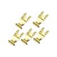 thumbnail image 3 of 5 Clips Metálicos Para Colgar Ropa, Para Colgar En Rieles O Tubos, Cestas De Estante, Color Dorado, 3 of 5