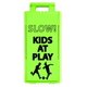 thumbnail image 1 of Señal de seguridad Cortina LAMBA "SLOW! KIDS AT PLAY" en verde lima, 1 of 2