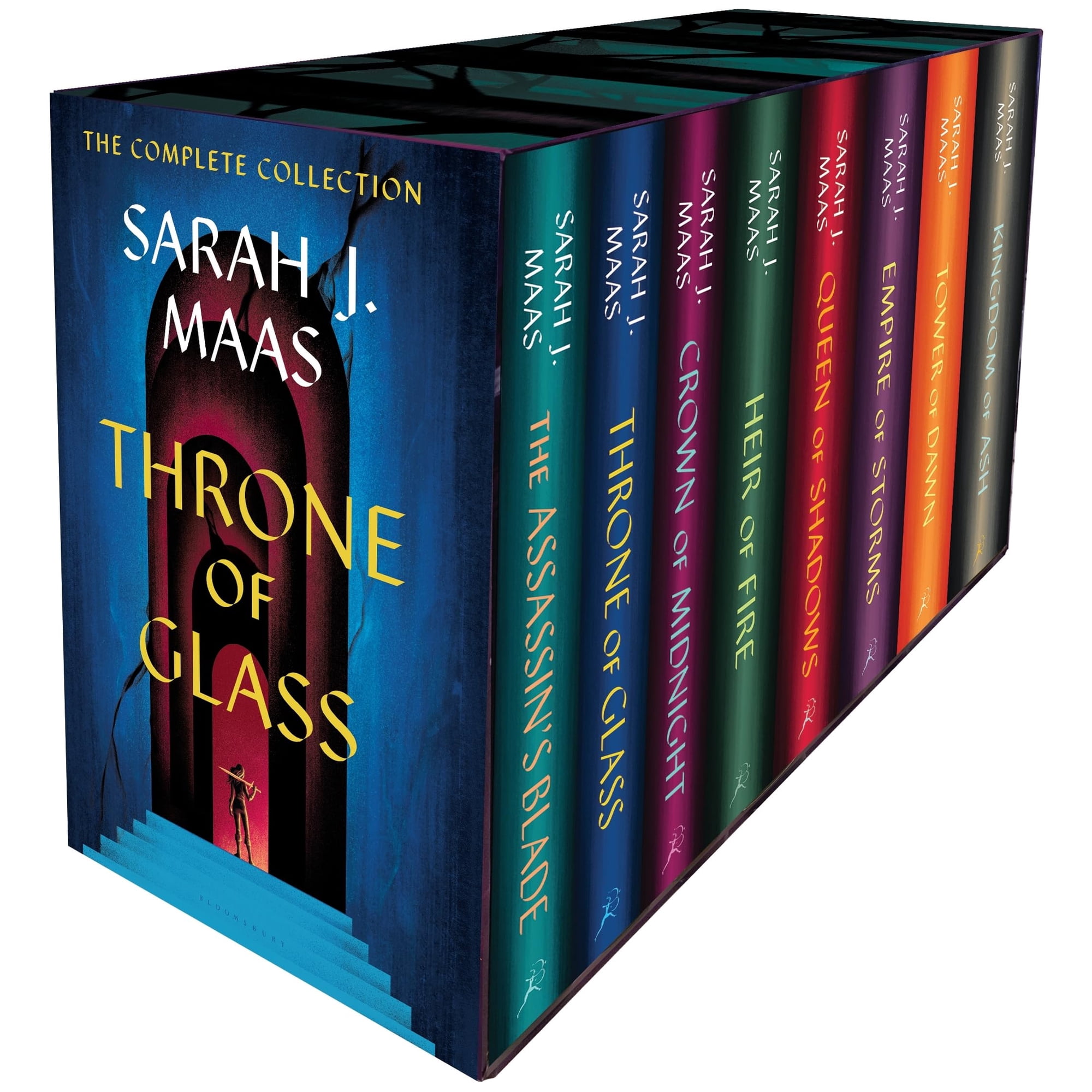 Juego De Caja De Tapa Dura Book Bloomsbury Throne Of Glass