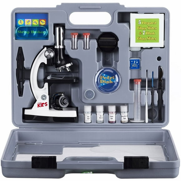 Microscopio AmScope 120X-1200X Kit STEM 52 Piezas