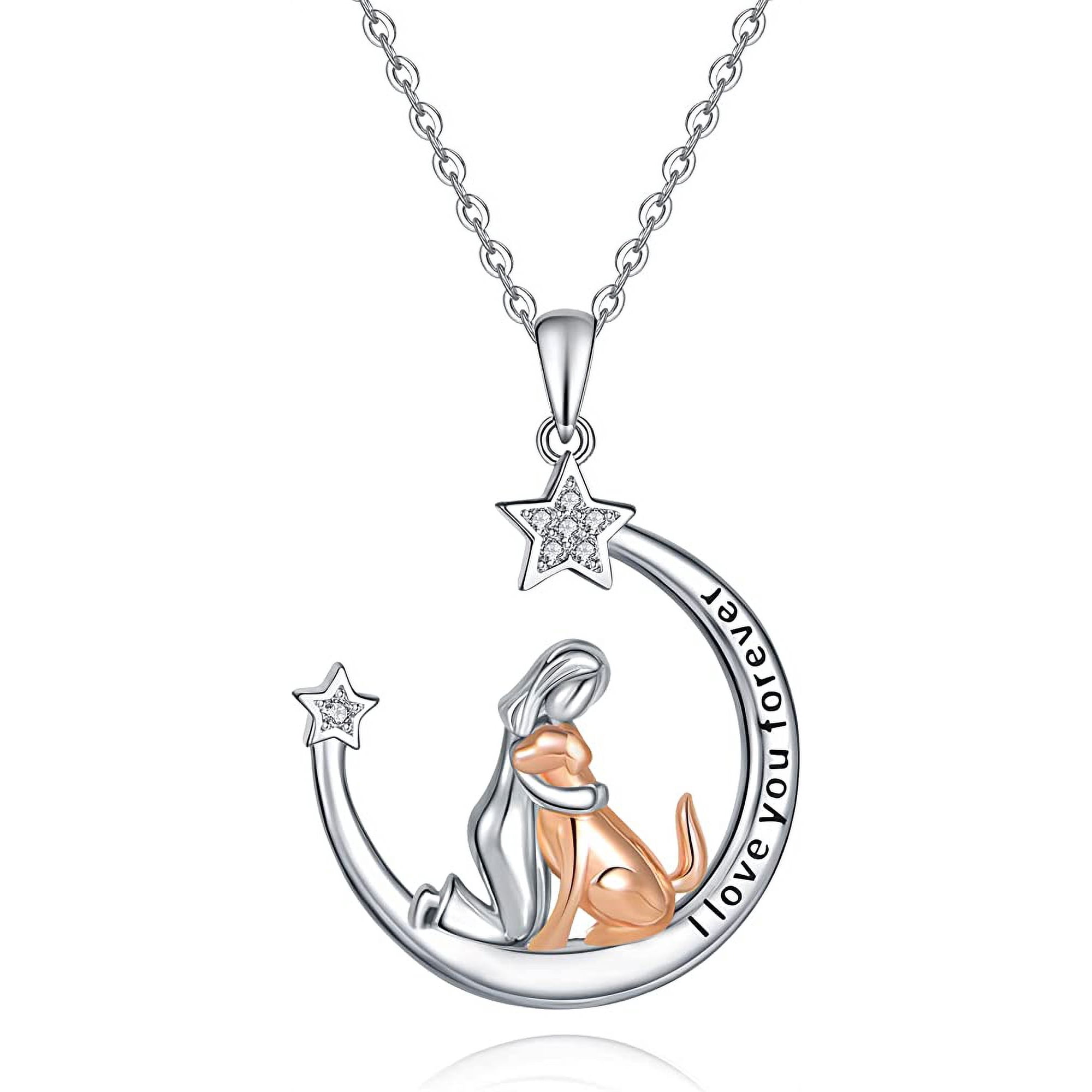 Vousez - Collar Mujer Perro Mascota Plata 925